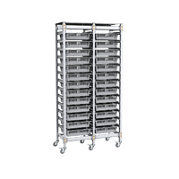 Стеллаж мобильный 2-х секционный для учебных наборов и цифровых лабораторных комплексов SenseDisc - «globural.ru» - Мытищи