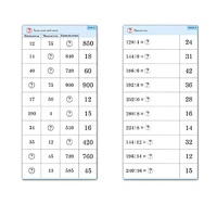 Комплект карточек (10) "Обучающий калейдоскоп. Умножение и деление в два шага" - «globural.ru» - Мытищи