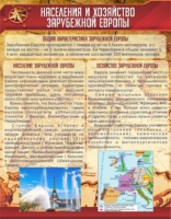 Стенд "Населения и хозяйство Зарубежной Европы" - «globural.ru» - Мытищи