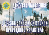 Комплект плакатов "Действия населения в ЧС природного характера" - «globural.ru» - Мытищи