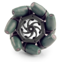 Технологичное колесо Mecanum 4" Mecanum Wheel 4" для конструктора VEX (4 штуки в упаковке) - «globural.ru» - Мытищи
