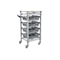 Тележка 1-секционная для учебных наборов и цифровых лабораторных комплексов SenseDisc - «globural.ru» - Мытищи