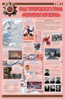 Плакат "Великая Отечественная война: Крах гитлеровского плана «молниеносной войны»" - «globural.ru» - Мытищи