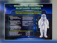 Стенд "Воздействие невесомости на организм человека" - «globural.ru» - Мытищи
