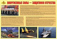 Плакат "Вооруженные Силы – защитники Отечества" - «globural.ru» - Мытищи