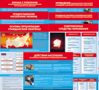 Комплект таблиц Основы гражданской обороны МЧС РФ (13 штук)	 - «globural.ru» - Мытищи