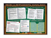 Стенд-уголок "Права и обязанности школьника" - «globural.ru» - Мытищи