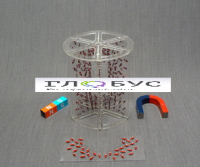 Модель для демонстрации в объеме линий магнитного поля (вариант 2) - «globural.ru» - Мытищи