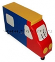 Напольная мягкая игрушка "Грузовик" каталка - «globural.ru» - Мытищи