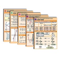 Комплект таблиц по всему курсу алгебры (50 шт., А1, полноцв, лам.) - «globural.ru» - Мытищи