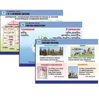 Комплект таблиц для начальной школы "Русский язык. Глагол" - «globural.ru» - Мытищи