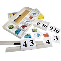 Счетная лесенка (ламинированная, с магнит. креплением) - «globural.ru» - Мытищи