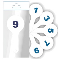 Касса-веер цифр от 0 до 9 - «globural.ru» - Мытищи