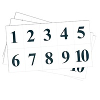 Набор цифр от 1 до 10 (для начальной школы) - «globural.ru» - Мытищи