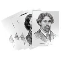 Комплект портретов отечественных и зарубежных художников  (22 штуки формат А3) - «globural.ru» - Мытищи