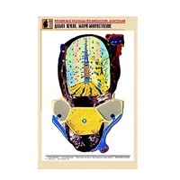 Рельефная таблица "Долька печени. Макро-микростроение" (формат А1, матовое ламинир.) - «globural.ru» - Мытищи