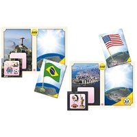 Настольно-печатная игра "Флаги стран мира 2. Азия, Африка, Австралия, Америка" - «globural.ru» - Мытищи