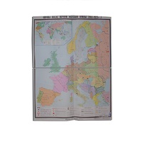 Учебная карта "Европа после 1-ой мировой войны" 1400*1060 мм (матовое, 2-стороннее лам.) - «globural.ru» - Мытищи