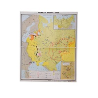 Учебная карта "Российская империя в 18 в." (матовое, 2-стороннее лам.) - «globural.ru» - Мытищи