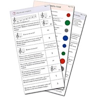 Комплект карточек (10) "Обучающий калейдоскоп. Музыкальные термины" - «globural.ru» - Мытищи