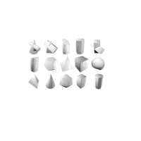 Комплект гипсовых моделей геометрических тел  - «globural.ru» - Мытищи