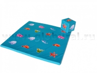 Игровой детский мат «Море» с кубиком (ВИК) - «globural.ru» - Мытищи
