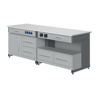 Стол лабораторный демонстрационный с электрическими розетками, автоматами аварийного отключения тока - «globural.ru» - Мытищи