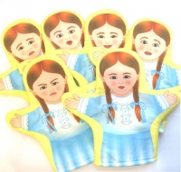 Набор кукол - рукавичек  "Эмоции. Девочки" - «globural.ru» - Мытищи