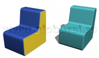 Прямоугольный стул 50*60*60/32см (ВИК) - «globural.ru» - Мытищи