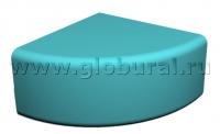 Угловой пуфик 60*60*32см (ВИК) - «globural.ru» - Мытищи