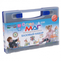 Магнитный конструктор Супермаг. Базовый набор 5-7 лет - «globural.ru» - Мытищи