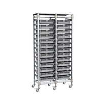 Стеллаж мобильный 2-х секционный для учебных наборов и цифровых лабораторных комплексов SenseDisc - «globural.ru» - Мытищи