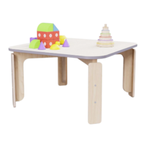 Квадратный растущий стол из коллекции «НЕГА» р.гр. 0-1 (цвет бежевый) - «globural.ru» - Мытищи