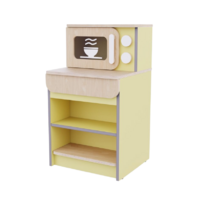 Модуль с микроволновкой из коллекции «НЕГА» (желтый) - «globural.ru» - Мытищи