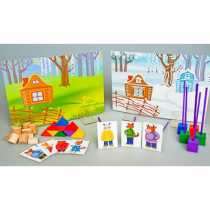 Игровой набор Фребеля "Заюшкина избушка" (серия "Сказочный мир". Выпуск 1) - «globural.ru» - Мытищи