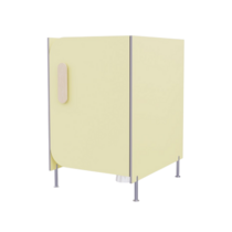 Гигиеническая кабинка из коллекции «НЕГА» (цвет желтый) - «globural.ru» - Мытищи