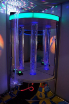 Релаксационный уголок «Отражение» с пузырьковой колонной и фиберволокном - «globural.ru» - Мытищи