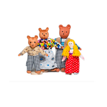 Набор шагающих кукол к сказке "Три медведя" - «globural.ru» - Мытищи