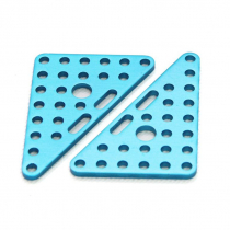 Треугольная пластина из анодированного алюминия Triangle Plate 6*8 (Pair) - «globural.ru» - Мытищи