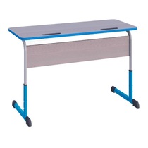 Парта двухместная Smarty Key с полиуретановой кромкой регулируемая по высоте - «globural.ru» - Мытищи