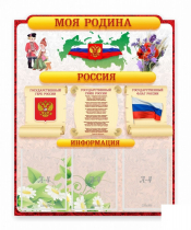 Стенд "Наша родина Россия" - «globural.ru» - Мытищи