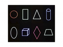 Панель "Цветные фигуры-8" (вариант 1) - «globural.ru» - Мытищи