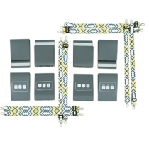 Комплект из 8 Коммуникативных книг с карточками PECS/ПЭКС (Маленькие, цвет серый) - «globural.ru» - Мытищи