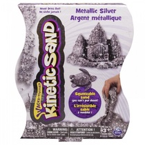 Кинетический песок металлик серебро 455 гр - «globural.ru» - Мытищи