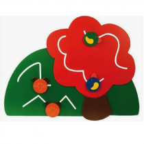 Настенный развивающий модуль "Яблонька" - «globural.ru» - Мытищи