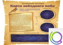 Стенд "Карта звездного неба" - «globural.ru» - Мытищи