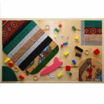 Тактильная панель с декоративными элементами «Материалы» - «globural.ru» - Мытищи