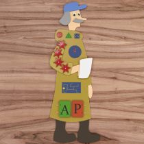 Бизиборд "Почтальон Печкин" - «globural.ru» - Мытищи