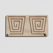 Такт-панель "Лабиринт-трапеция №5" - «globural.ru» - Мытищи