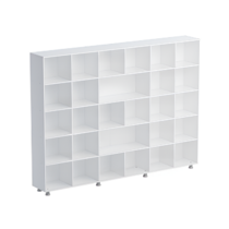 Шкаф-стеллаж без дверок (белый) - «globural.ru» - Мытищи